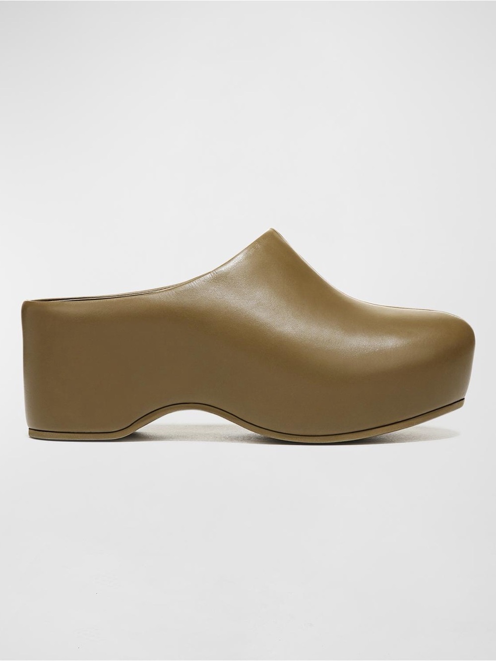 Vince | Isla Leather Platform Clog in Cypress, size 8.5US/39EU